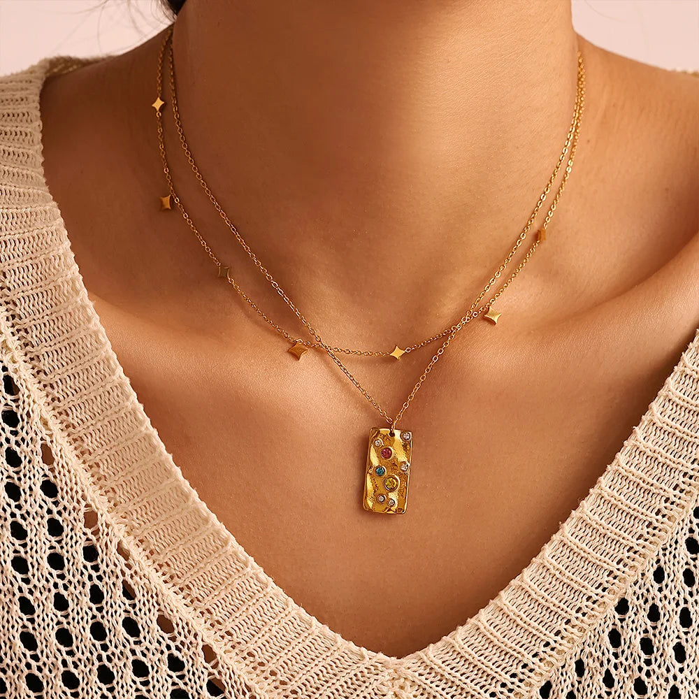 Aster Layered Necklace Set