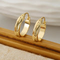 Liora Glossy Hoop Earrings