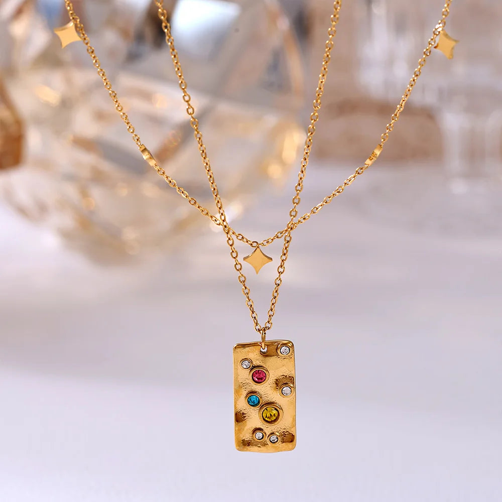 Aster Layered Necklace Set